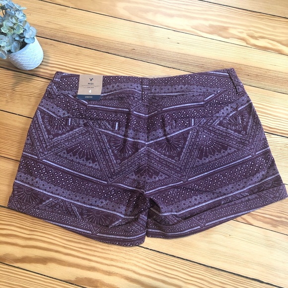 American eagle shorts NWT size 4 tribe print - Picture 2 of 5